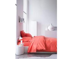 Today Drap Housse Jersey - 100% Coton - Corail - 140x190 cm