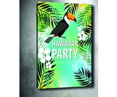 Bonamaison Peinture sur toile, multicolore, 50 x 70 cm - Conçu et fabriqué en Turquie