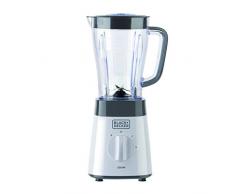 Black+Decker BXJB500E Blender avec carafe, 1,5 litres, plastique, blanc