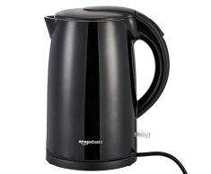 AmazonBasics Bouilloire en inox Ã double paroi - 1,7Â litre