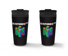 Nintendo MTM25365 Mug de Voyage en métal 15oz / 425ml 64