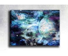 Bonamaison Peinture sur toile, multicolore, 40 x 60 cm - Conçu et fabriqué en Turquie