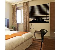 TATOUTEX Stickers Store et Ville - Beige, L 40cm x H 43cm