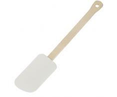 Westmark 30832270 Nature Pure Spatule Ã pÃ¢te Bois/Caoutchouc Blanc 27,4 x 5,3 x 1 cm