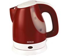Sogo SS-5760 Bouilloire électrique Rouge/blanc