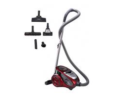 Hoover XP 25 XARION Pro XP81 XP25 Allergy Care Aspirateur traineau sans sac technologie multi-cyclonique spÃ©cial allergies et animaux, 800 W, 1.5 liters, Rouge, Gris