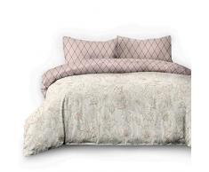 AmeliaHome Art Nouveau Parure de lit, Flanelle, 140x200 + 70x90