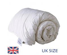 Devon couettesÂ âÂ Britannique fabriquÃ© Ã la Main en Laine Naturelle (Laine) Couette lÃ©gÃ¨re dÃ©tÃ© 300Â g/mÂ² (Super King 260Â x 220Â cm)