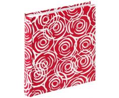 Walther ME-194-R Album Photos Roses pour 200 Photos de 11,5 x 15,5 cm Rouge