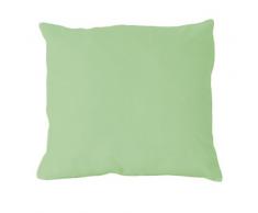 Dormisette Housse de Coussin en Jersey, Coton, Vert, 40 cm x 40 cm