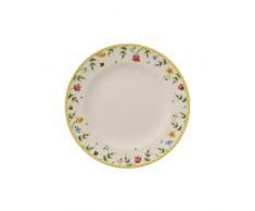 Villeroy & Boch Spring Awakening Assiette Ã dessert Fleurs champÃªtres, 22 cm, Porcelaine Premium, Blanc/Multicolore