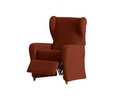 Eysa Dorian bi-Ã©lastique Relax Housse de Fauteuil Couleur 9-Orange, Chenille, 37x9x29 cm