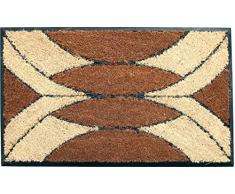Coco&Coir® Paillasson en fibre de coco | 100 % Fibre de Coco Naturelle avec endos en PVC | Tapis Coco Premium | Paillasson très Absorbant | Tapis dEntrée, Exterieur et Intérieur