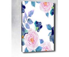 Bonamaison Peinture sur toile, multicolore, 70 x 100 cm - Conçu et fabriqué en Turquie