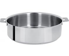 Cristel - S32Q- Sauteuse inox 32cm sans poignée amovible - Collection Mutine.