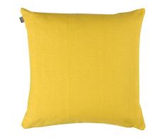 LINUM Pepper Housse de Coussin, Coton, Jaune Mandarine, 60 x 60 cm