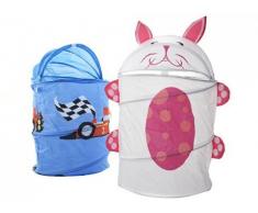 PMS Panier de Rangement pour Enfants dans Un Sac en OPP avec Inscription en Couleur