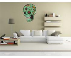 pinkelephant Autocollant Mural Franchement 005Â âÂ Crazy TÃªte de MortÂ âÂ Sticker MuralÂ âÂ 58Â cm x 80Â cm