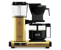 Moccamaster 53972 Laiton brossé Cafetière, 1520 W, 1.25 liters