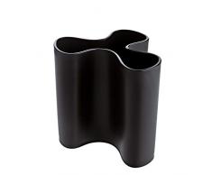 koziol vase Clara M, thermoplastique, noir, 10,3 x 11,4 x 10,9 cm