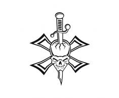 TATOUTEX 3613243600905 Sticker Mural, Or, L 50cm x H 60cm