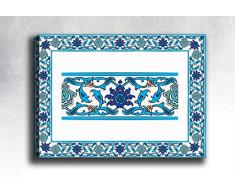 Bonamaison Peinture sur toile, multicolore, 70 x 100 cm - Conçu et fabriqué en Turquie