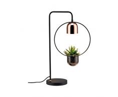 Paulmann 79746 Lampe de Table Fanja, Plante Lumière, Max. 20 Watts, Noir, Cuivre, Métal, GU10