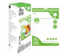 FOSa VB10103 Lot de 10 Sacs de Rangement sous Vide réutilisables sous Vide 3 Tailles Taille L 25,4 x 35,6 cm