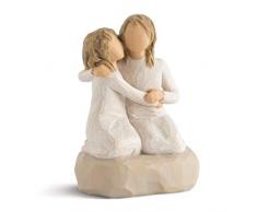 Willow Tree Ma Soeur Figurine, Plastique, Beige, 11.5 x 10 x 11 cm