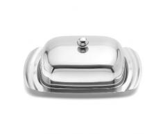 Weis 14284 Beurrier Classique, Acier Inoxydable, Argent, 12 x 18 x 4,5 cm