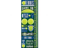 Reminisce Signature SÃ©rie Papier cartonnÃ© Combo Stickers, 4,25Â par 30,5Â cm, Tennis