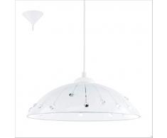 Eglo Vetro Suspension en plastique Blanc 60 W