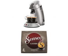 Philips HD6556/51 Machine Ã CafÃ© Ã Dosettes Senseo Original 2.5+ Argent 0, 75 Litre + Senseo cafÃ© classique