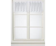 Anna Cortina 8833427P0.30x100 Rideau Court Brise-bise Paisley 60x100 Blanc
