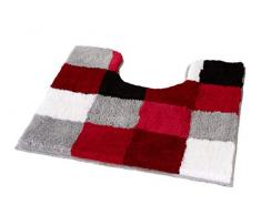 Kleine Wolke 5426453129 Caro Tapis WC 55 x 55 cm Rubis