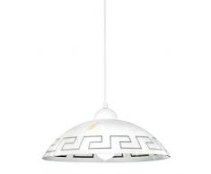 EGLO 82786 Suspension, Plastique, E27, Blanc