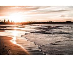 Tapisserie déco poster MER CALME 3 x 2,70 m | Déco et photo murale XXL Qualité HD Scenolia