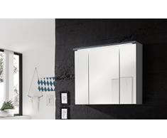 Stella Trading Armoire de Toilette avec éclairage Blanc