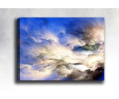 Bonamaison Peinture sur toile, multicolore, 40 x 60 cm - Conçu et fabriqué en Turquie