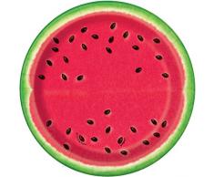 DÃ©tÃ© PastÃ¨que fÃªte Petites assiettes en papier multicolore