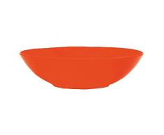 Zak Designs 0828-0328 Assiette, mÃ©lamine, Corail, 21 x 21 x 4 cm