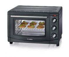 Severin TO 2067 Four à pain et à toast 1500 en acier inoxydable Noir 20 l