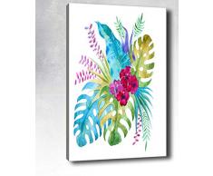 Bonamaison Peinture sur toile, multicolore, 30 x 40 cm - ConÃ§u et fabriquÃ© en Turquie