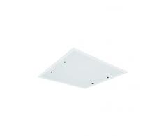 LEDVANCE LUNIVE Area | Applique / Plafonnier | Blanc & Gris | 40x40cm | 24 Watts - 1520 Lumens | Blanc Froid