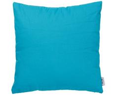 B&H Coussin de Chaise, Coton, Turquoise, 1Â Place, 45Â x 45Â x 5Â cm