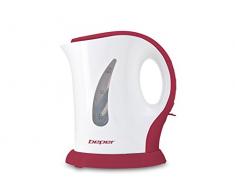 BEPER 90.950H Bouilloire Electrique, 950 W, 1 Liter, Rouge/Blanc