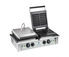 Helloshop26 3614063 Gaufrier double carré professionnel, 2000 W