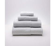 Sancarlos Suite Serviette brodée 100% Coton éponge Densité 500 g/m² Douche 70 x 140 cm Chocolat