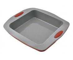 Jata Hogar Moule Ã gÃ¢teaux et pÃ¢tisserie en silicone Gris/rouge, 5Â cm.