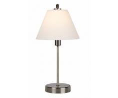 Lucide TOUCH - Lampe De Table - Ã 22 cm - Chrome DÃ©poli